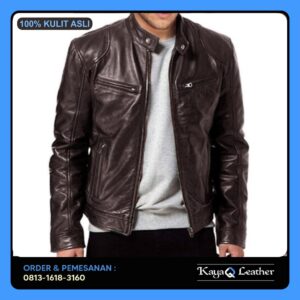 jaket kulit semi sintetis