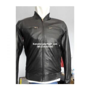 jaket bomber kulit