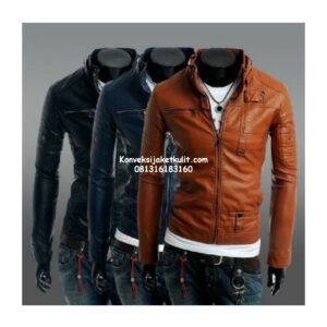 jaket kulit branded original