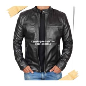 jaket kulit buaya asli