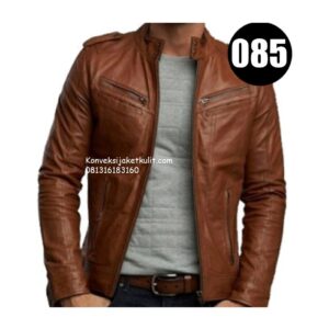 Jaket Kulit Pria Coklat