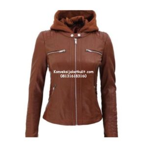 Jual Jaket Kulit Wanita Kekinian Sukabumi